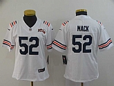 Women Nike Bears 52 Khalil Mack White 2019 100th Season Alternate Classic Vapor Untouchable Limited Jersey,baseball caps,new era cap wholesale,wholesale hats